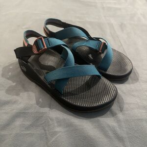 Chaco Z/1 Classic Sport Sandal Mens 11 Gum Bottoms River Trail Teal Adjustable